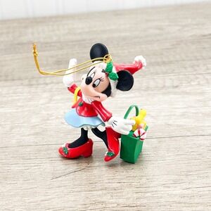 Disney Enesco Minnie Limited Tree-Rific Treasures Hanging Ornament Set Rare EUC